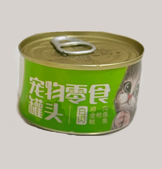 雞肉金槍魚(yú)&魷魚(yú) 白肉貓用罐頭